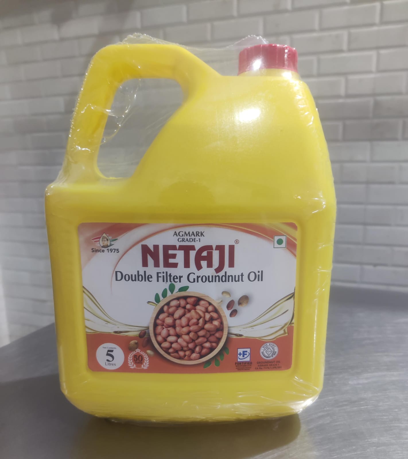 NETAJI Groundnut Oil 5Ltr. Jar