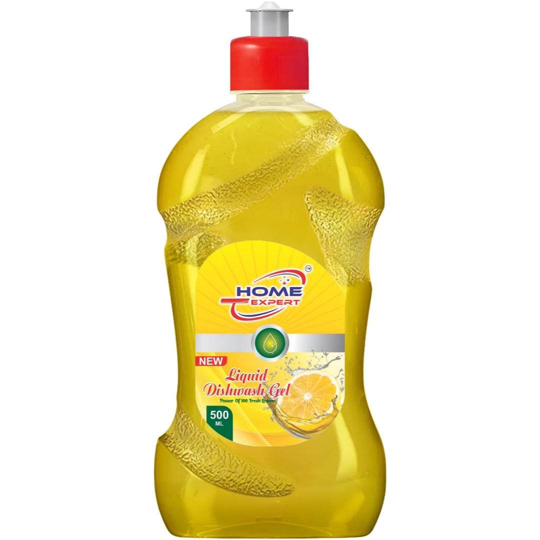 HOME EXPERT Lemon Liquid Dishwash 500ml