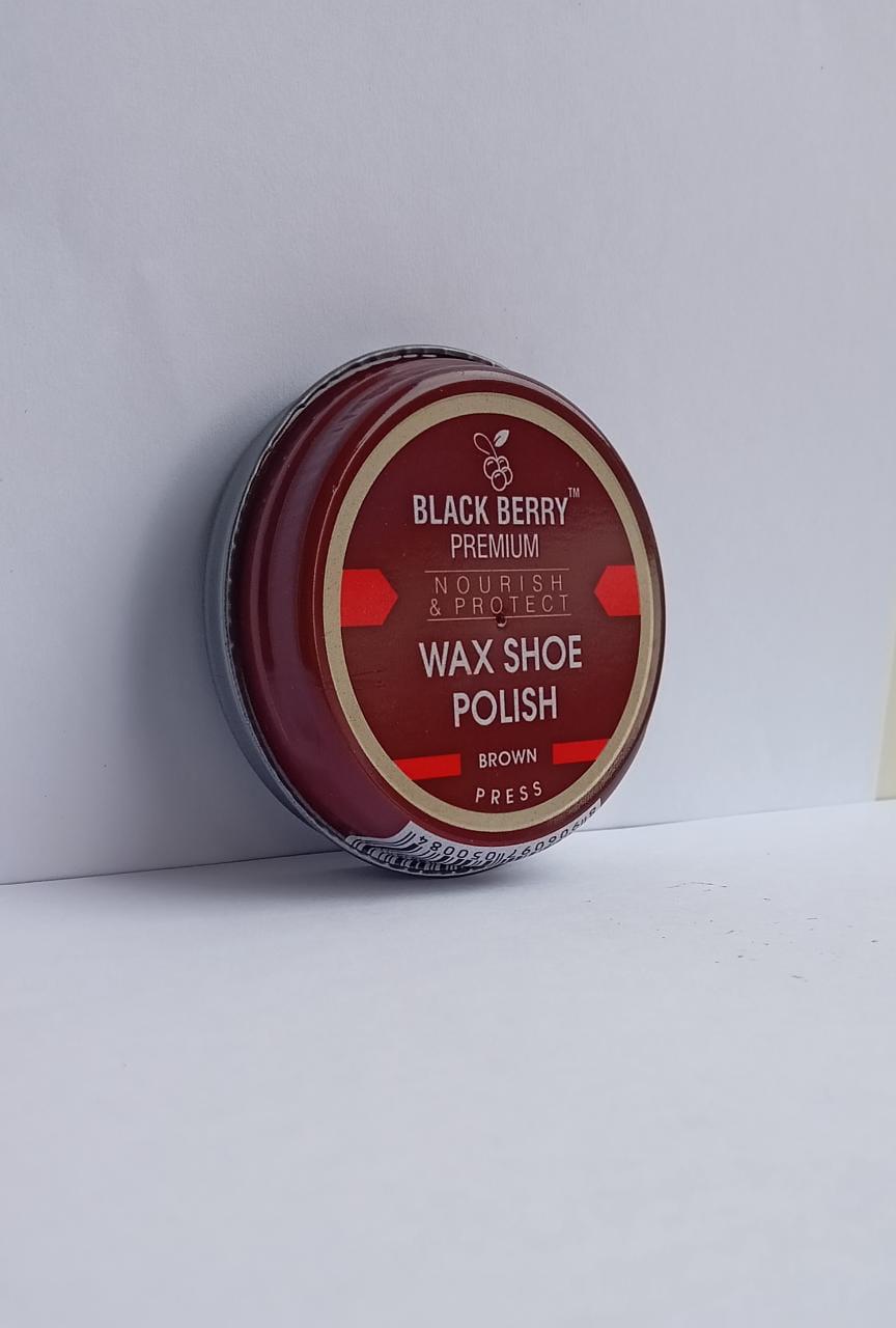 Black Berry Brown Shoe Wax Paste Polish