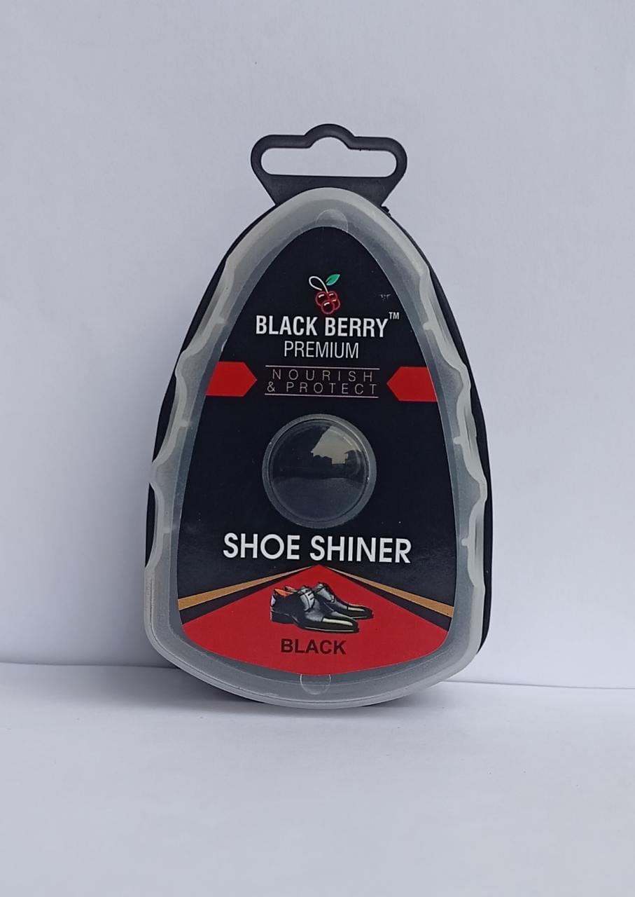 Black Berry Liquid Shoe Shiner Sponge