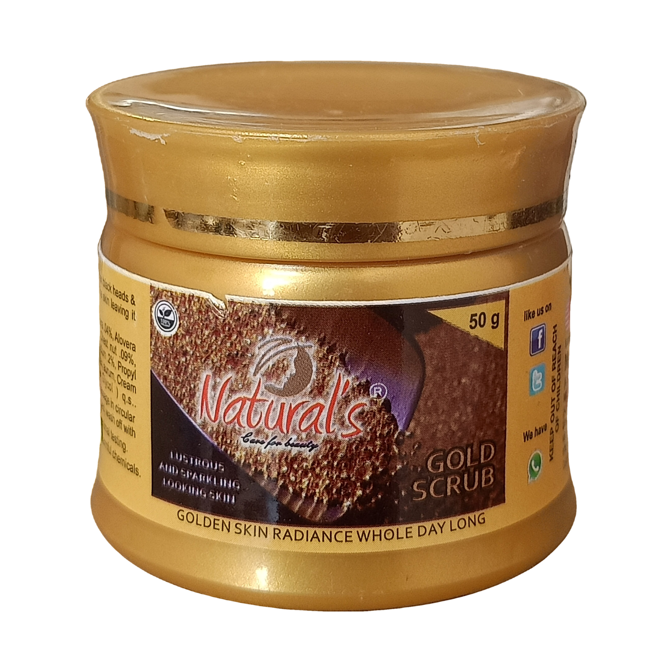 Natural's care For Beauty Gold Scrub | All Skin Types | 50gm