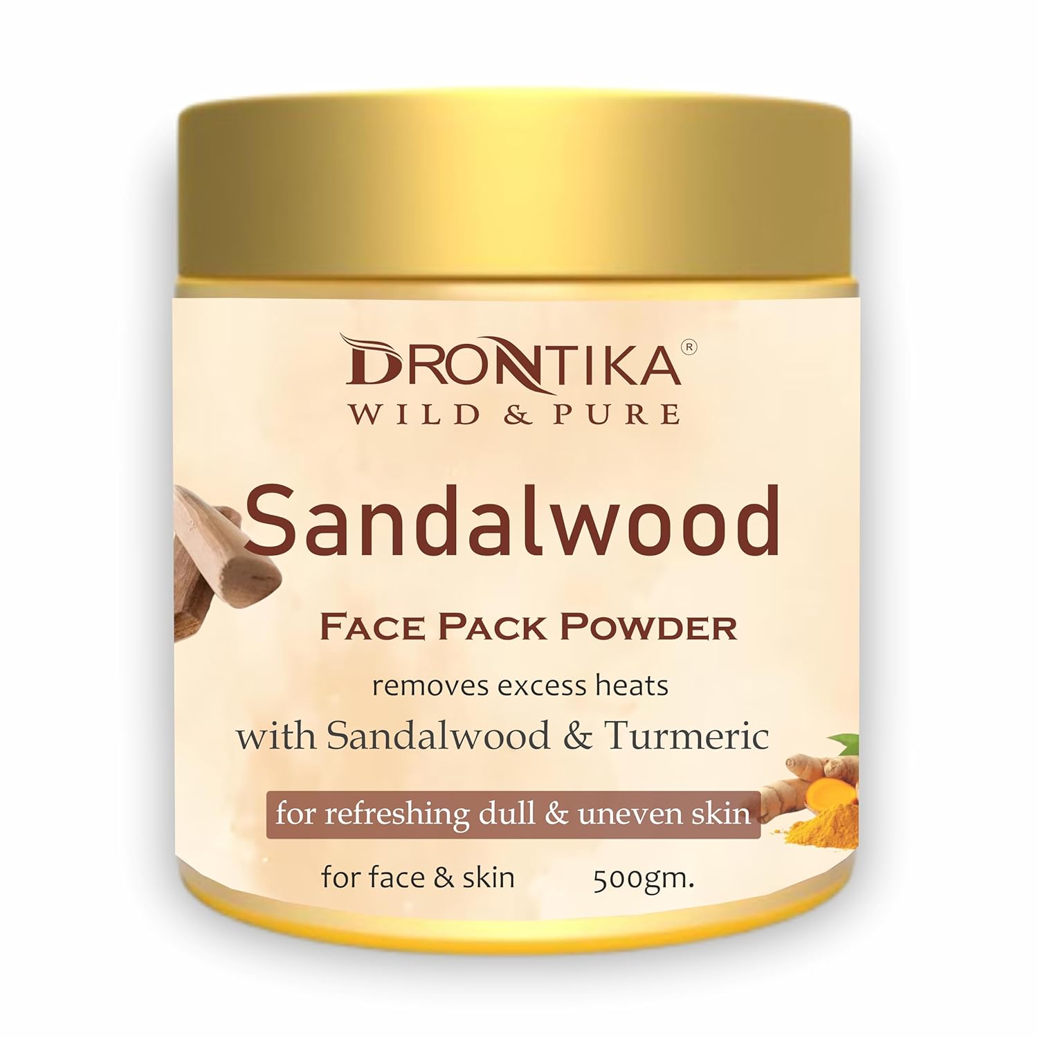Drontika Wild & Pure Sandalwood Face Pack Powder 500g