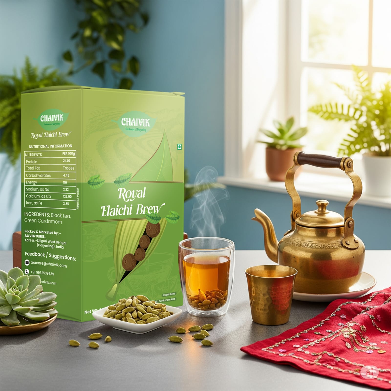 CHAIVIK ROYAL ELAICHI BREW 250gm