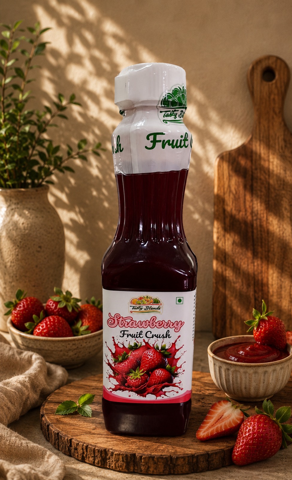 TASTY BLENDS STRAWBERRY FRUIT CRUSH