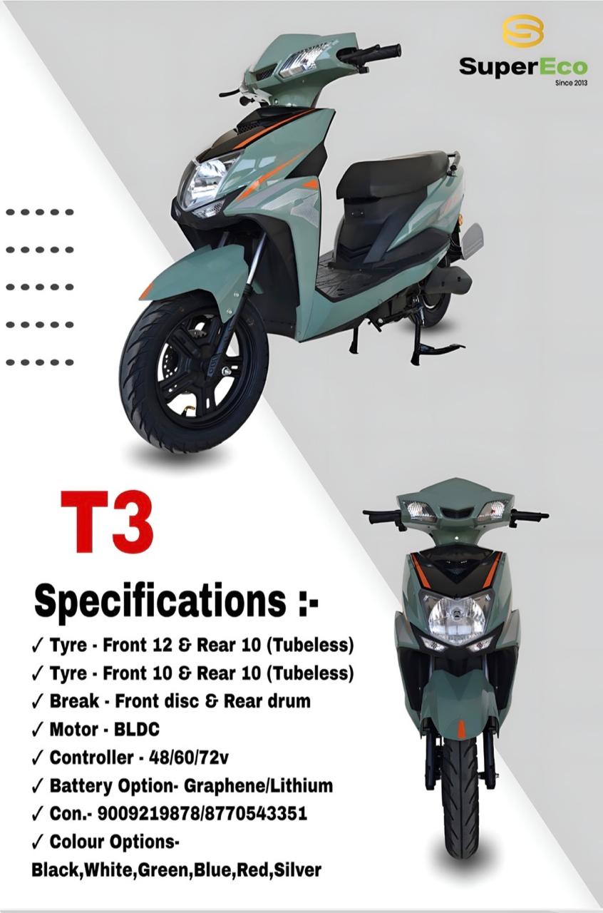 SuperEco T3 with Lithium Battery