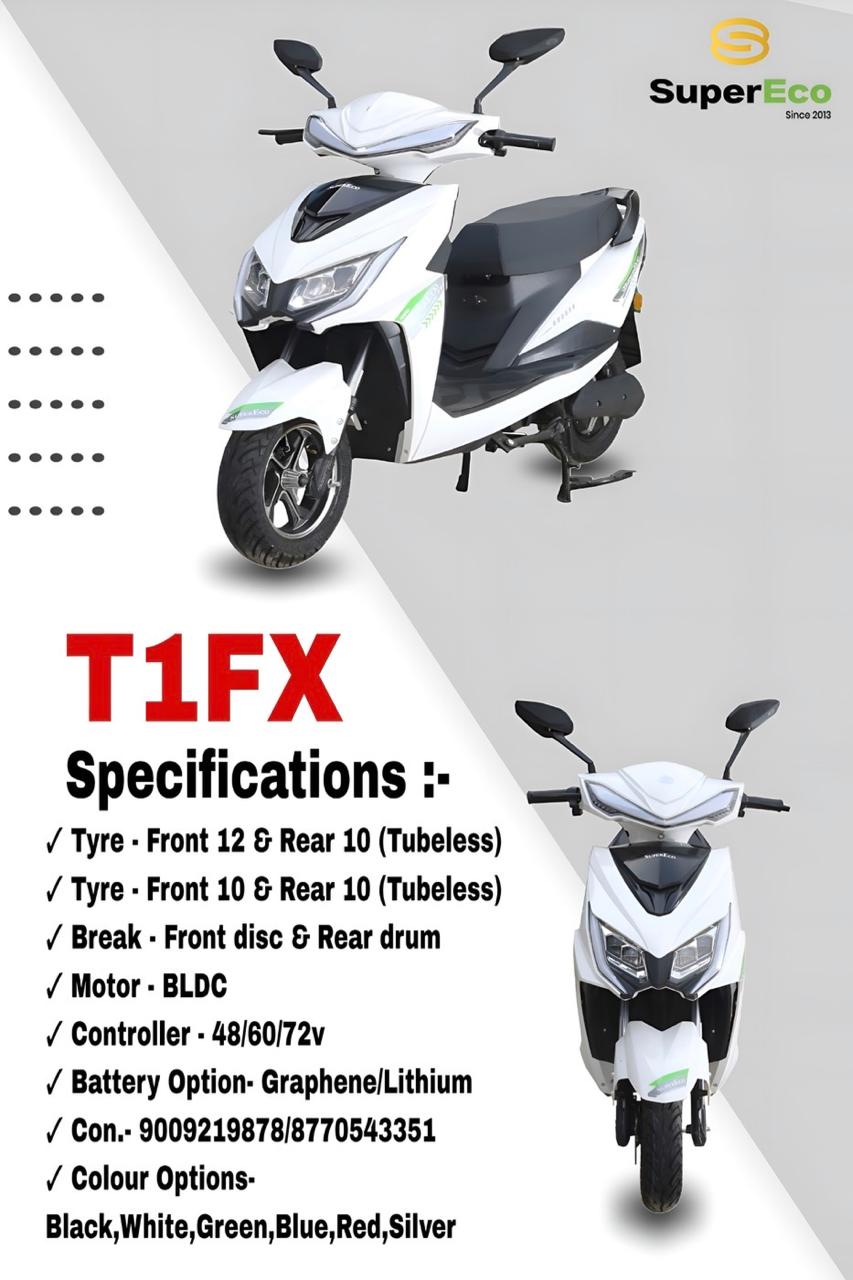 SuperEco T1FX with Lithium Battery