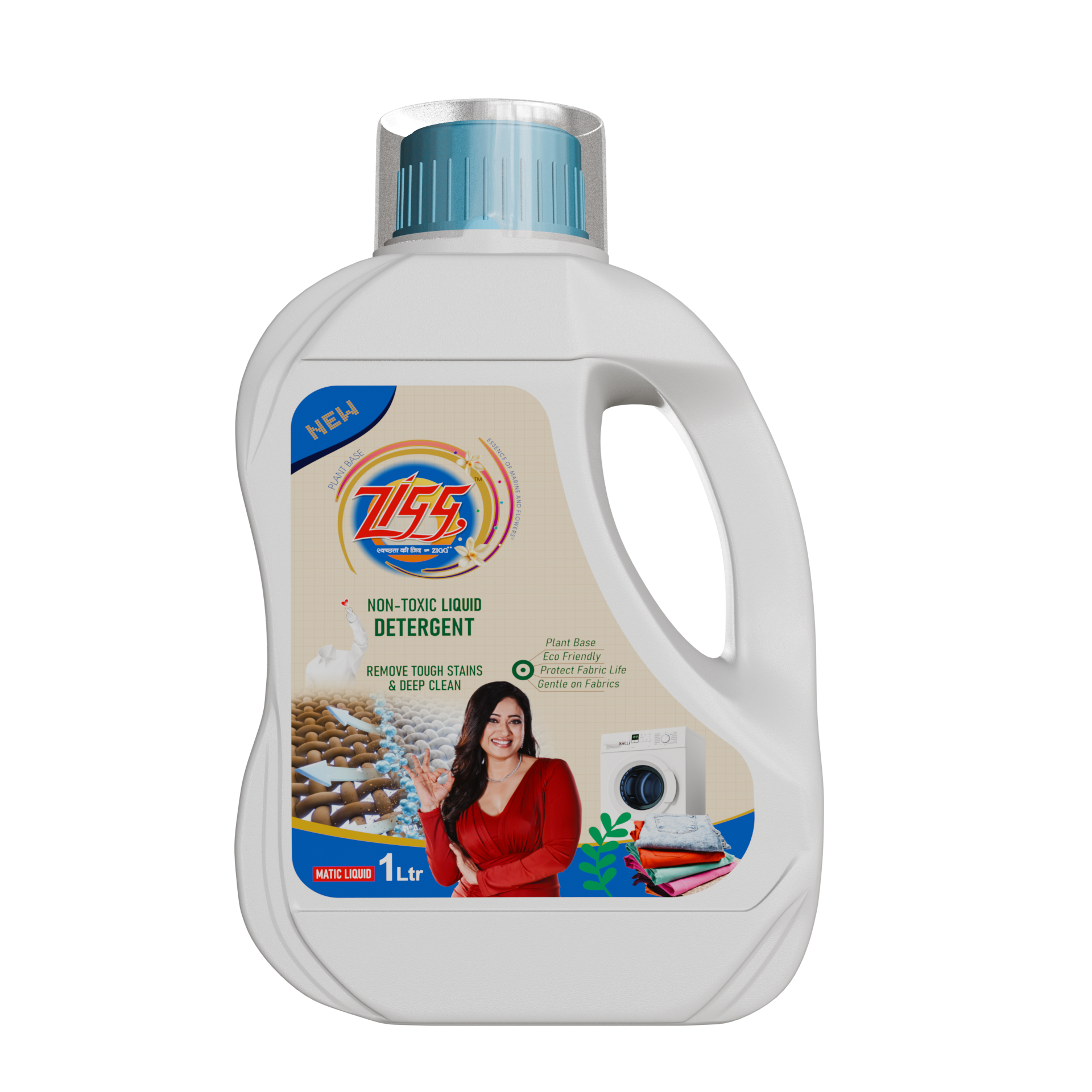 Zigg Plant Based Liquid Detergent 1 L