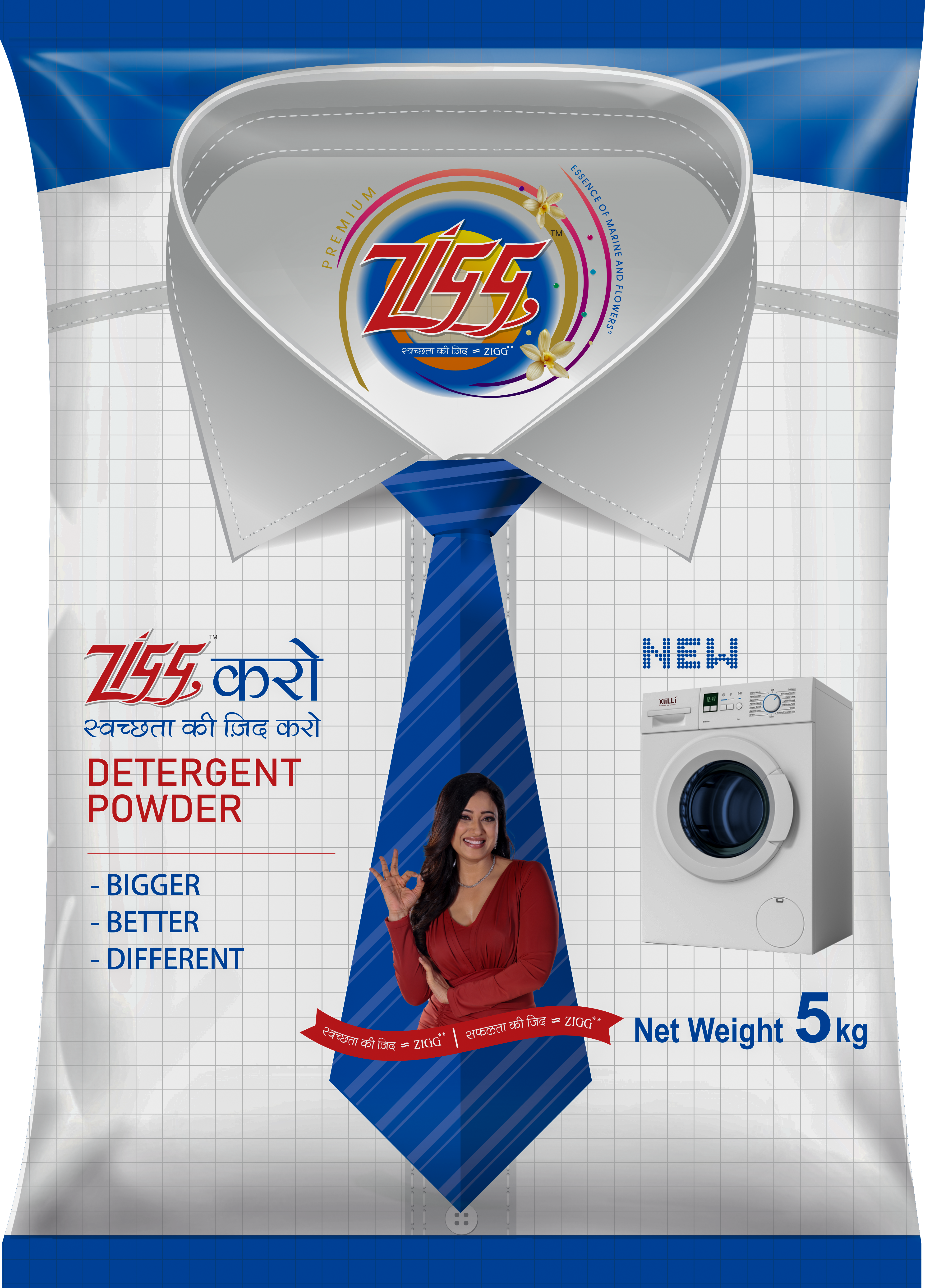 Zigg Detergent Powder 5 KG (Premium)