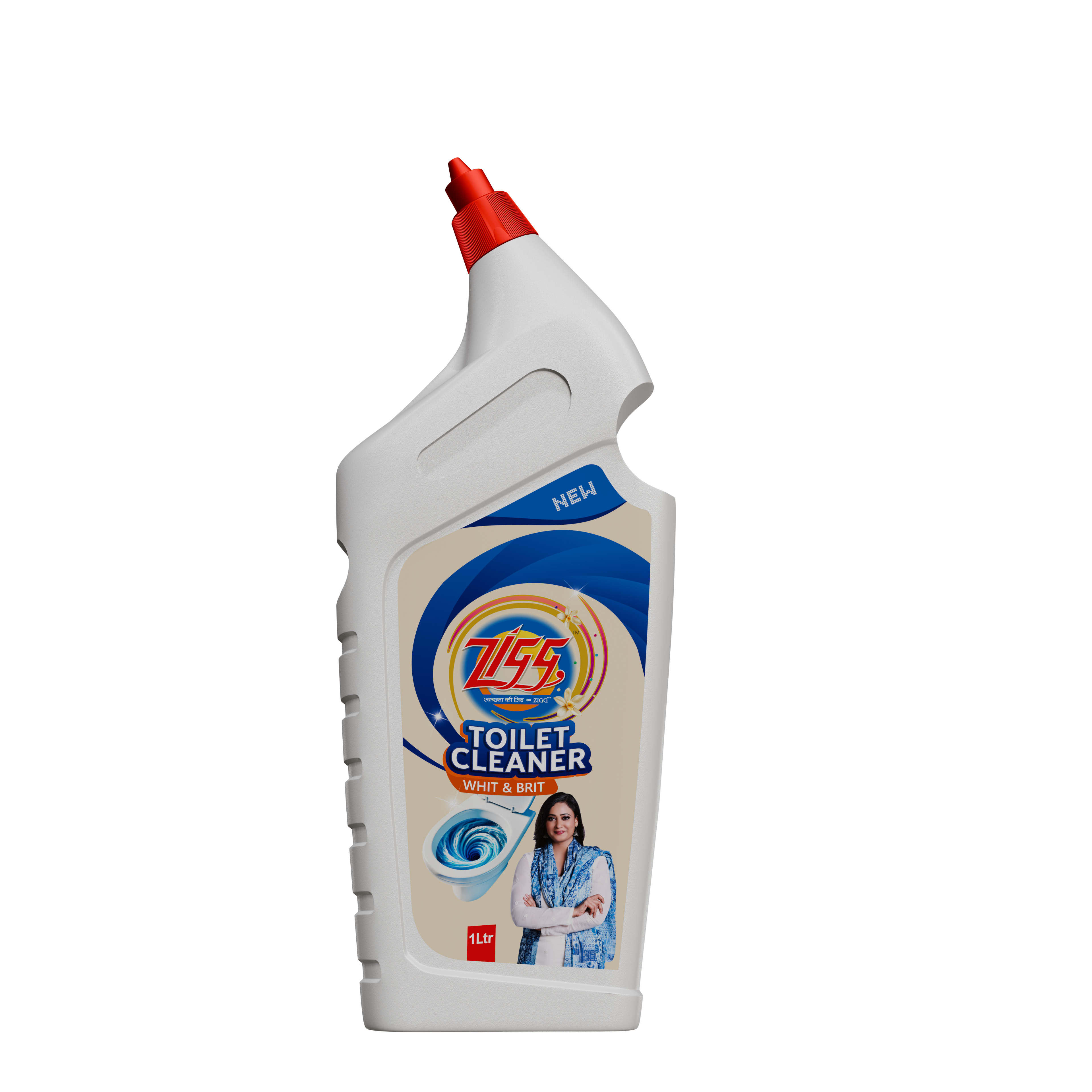 Zigg Toilet Cleaner WHIT & BRIT 1 Litre