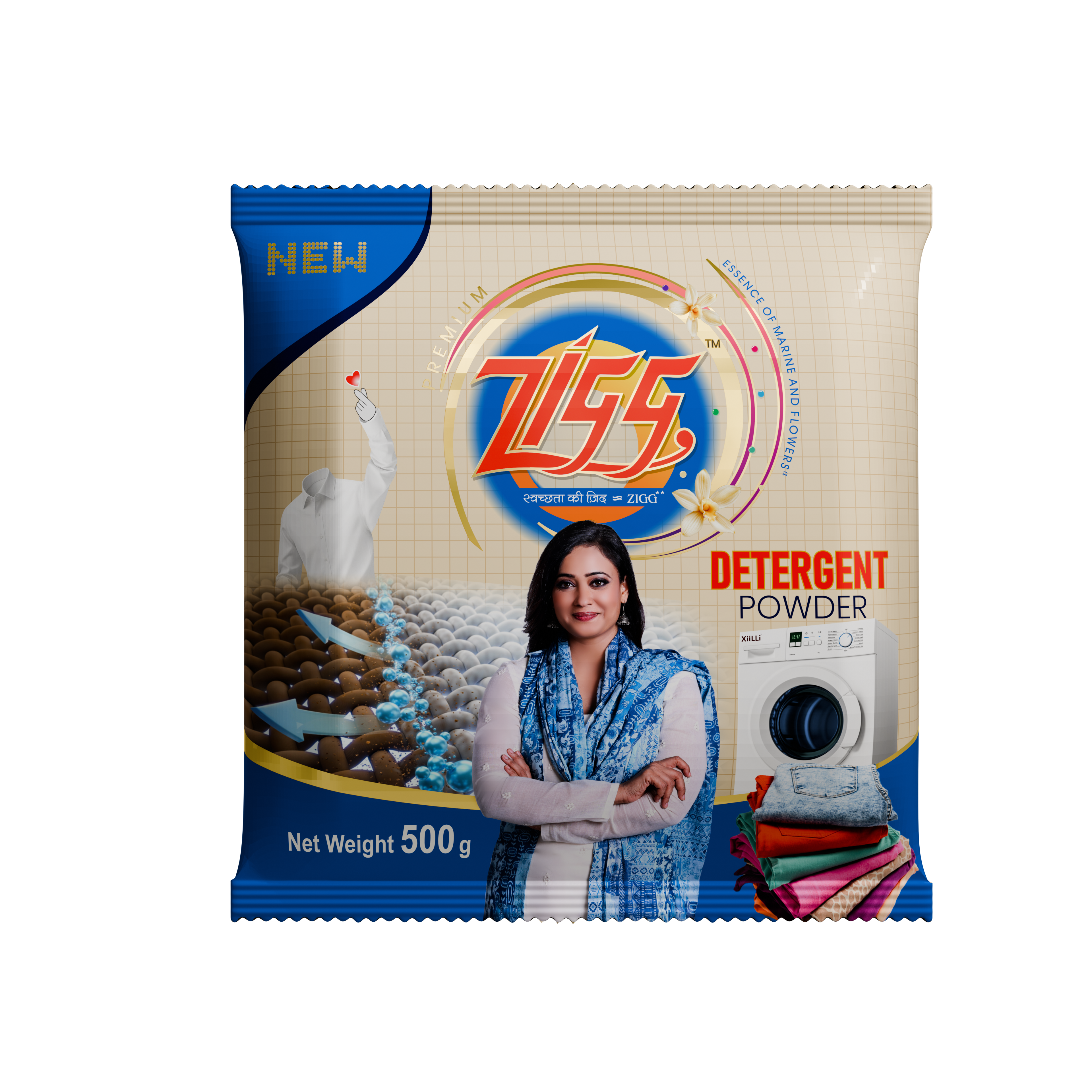 Zigg Detergent Powder 500 GM