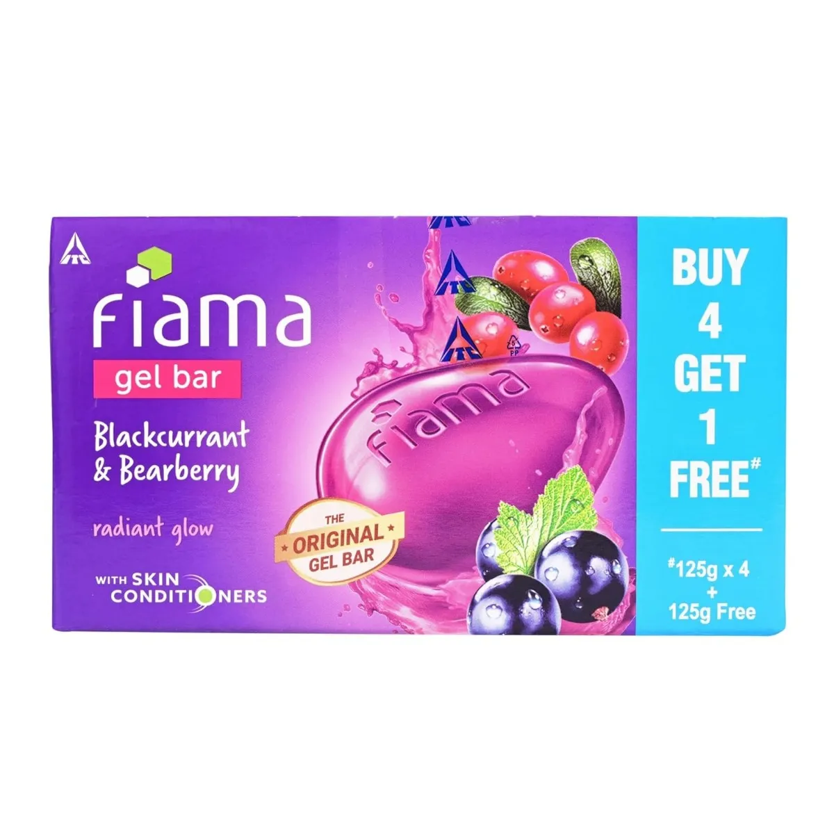 Fiama Blackcurrat Soap4+1*125g_398/-