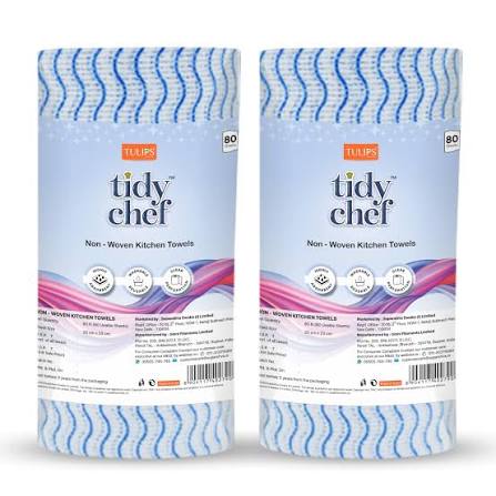 Tulips TidyChef Woven Towels_40_220/-