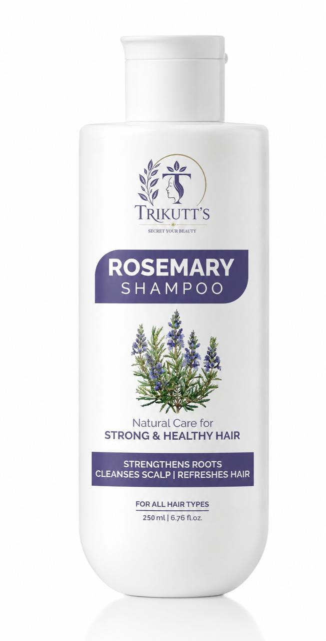 Trikutt's secret your beauty Rose Mary Shampoo | Strong & Shiny Hair 250ml.
