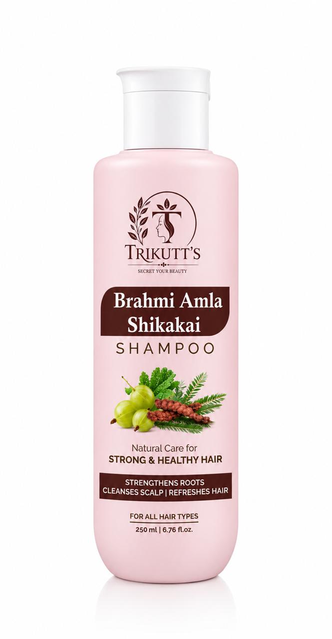 Trikutt's Secret Your Beauty Brahmi Amla Shikakai Shampoo For Hair 250ml